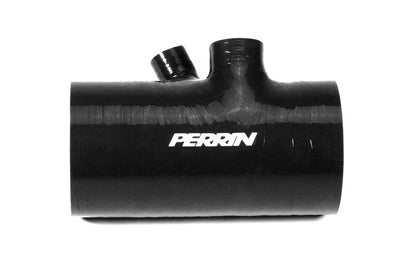 Perrin 2022+ Subaru WRX Black 3in Turbo Inlet Hose w/ Nozzle (Short) Perrin Performance