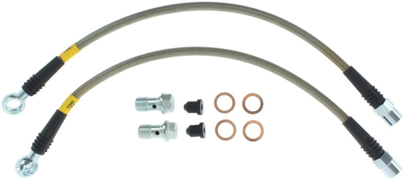 STOPTECH 01-05 AUDI ALLROAD REAR STAINLESS STEEL BRAKE LINE KIT, 950.33505 - eliteracefab.com