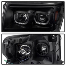 Load image into Gallery viewer, Xtune Ford F150 09-14 Projector Headlights Halogen Model Only LED Halo Black PRO-JH-FF15009-CFB-BK - eliteracefab.com