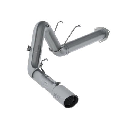 MBRP 17-19 Ford F-250/350/450 6.7L 4in Filter Back Single Tip Side Exit T409 Exhaust System - eliteracefab.com