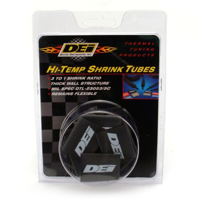 DEI Hi-Temp Shrink Tube 12mm x 1.5in - Black DEI