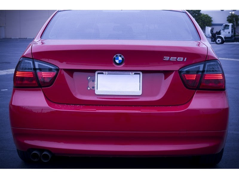 Spyder BMW E90 3-Series 06-08 4Dr LED Tail Lights Red Smoke ALT-YD-BE9006-LED-RS - eliteracefab.com