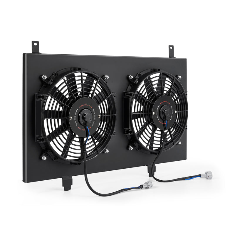 Mishimoto 03-06 Nissan 350Z Aluminum Fan Shroud Black - eliteracefab.com