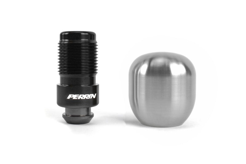 Perrin WRX 5-Speed Brushed Barrel 1.85in Stainless Steel Shift Knob - eliteracefab.com