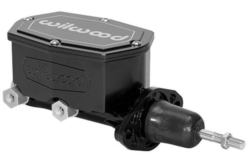 Wilwood Corvette C2 Compact Tandem Master Cylinder - 15/16in Bore Ball Black Wilwood