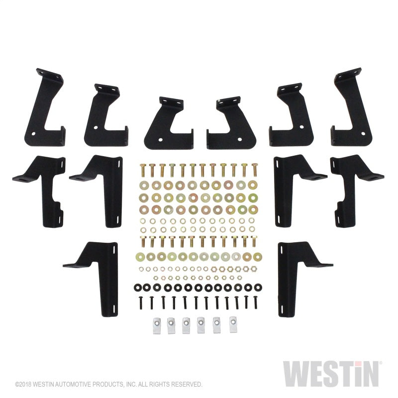 Westin 18-20 Jeep Wrangler JL Unlimited 4DR HDX Drop Nerf Step Bars - Textured Black - eliteracefab.com
