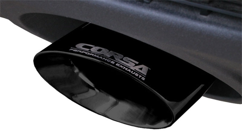 Corsa 10-14 Chevrolet Camaro Coupe SS 6.2L V8 Auto Black Sport Cat-Back + XO Exhaust - eliteracefab.com