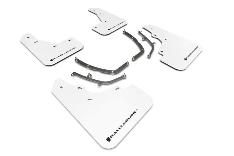 Rally Armor 19-22 Mazda3 GT Sport Hatch White UR Mud Flap w/ Black Logo Rally Armor