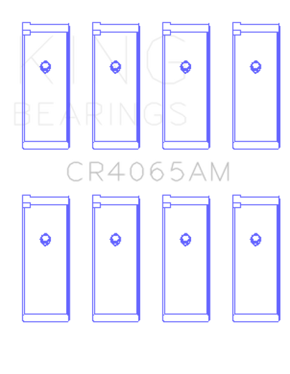 King 91-04 Nissan 146CI/2.4L KA24DE L4 / 89-97 146CI/2.4L KA24E L4  (Size +1.00) Rod Bearing Set King Engine Bearings