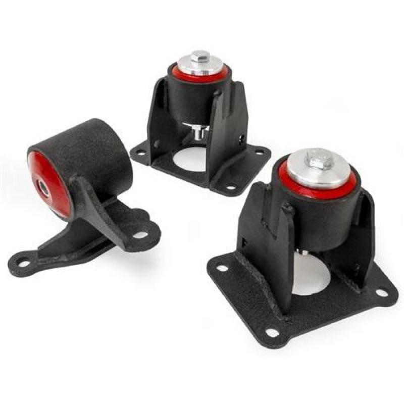 Innovative 98-02 Accord J-Series Black Steel Mounts 75A Bushings (Auto Chassis Auto Trans)