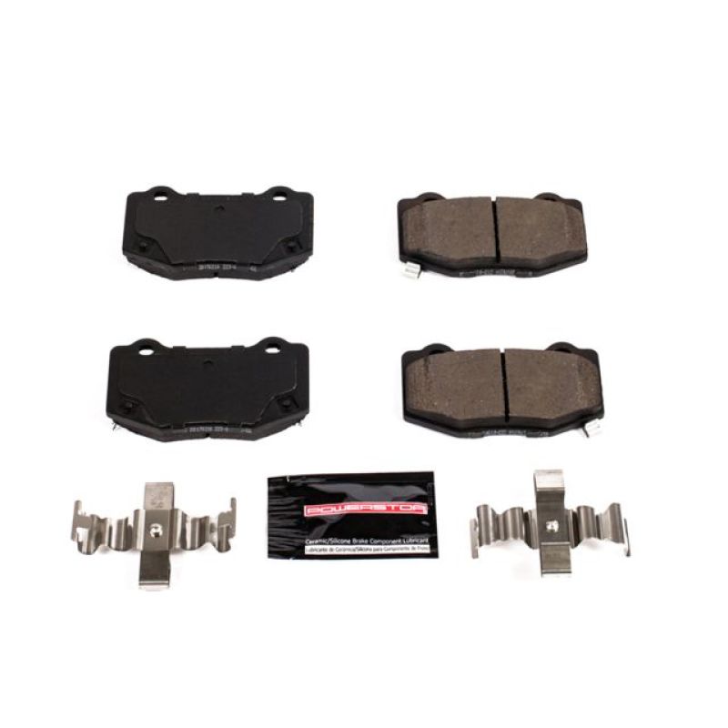 Power Stop 16-19 Cadillac ATS Rear Z23 Evolution Sport Brake Pads w/Hardware - eliteracefab.com