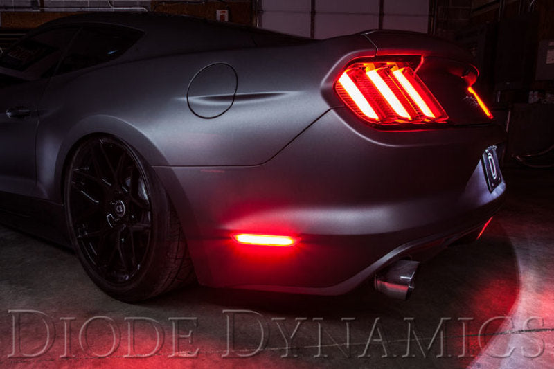 Diode Dynamics 15-21 EU/AU Ford Mustang LED Sidemarkers - Smoked (Pair)