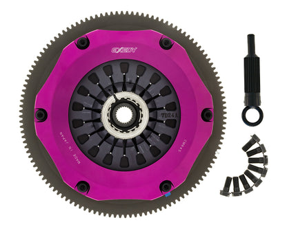 Exedy 04-17 Subaru WRX STI EJ255/EJ257 2.5L Twin-Organic Clutch Kit - eliteracefab.com