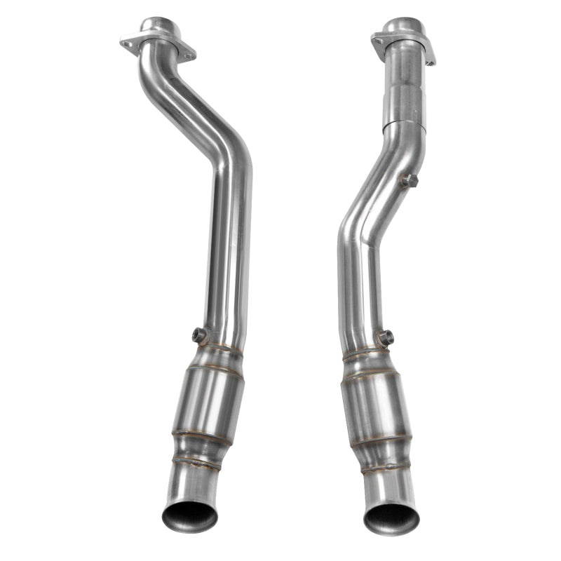 KOOKS 3" CATTED CONNECTION PIPES (12-19 GRAND CHEROKEE/2018+ TRACKHAWK/DURANGO) - eliteracefab.com