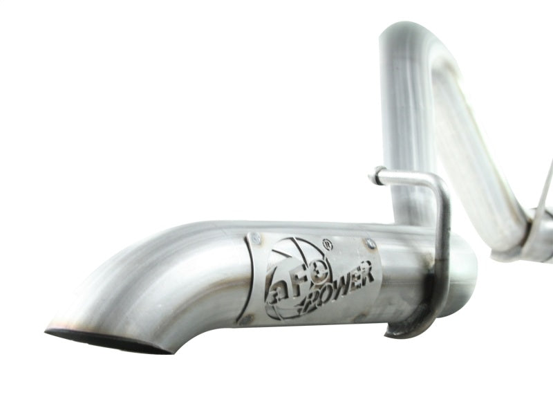 aFe MACHForce XP Exhausts Cat-Back SS-409 EXH Jeep Wrangler TJ 97-06 I6-4.0L HT - 2.5 In. - eliteracefab.com