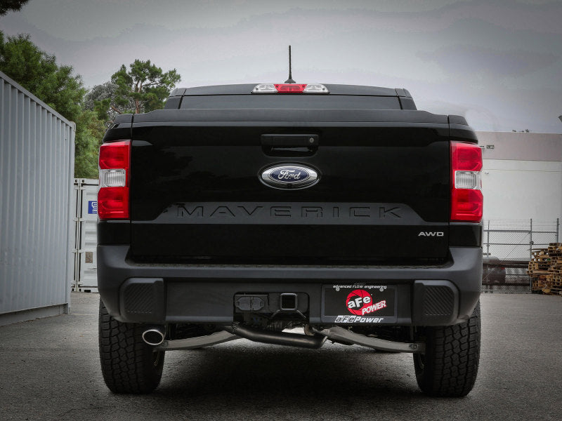 aFe 22-23 Ford Maverick EcoBoost L4 2.0L(t) Vulcan Series 2-1/2in 304 SS Cat-Back w/ Polished Tip aFe