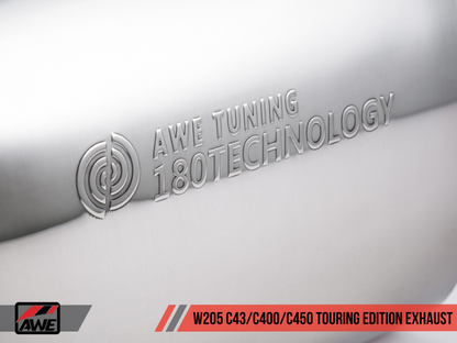 AWE Tuning Mercedes-Benz W205 C450 AMG / C400 Touring Edition Exhaust - eliteracefab.com