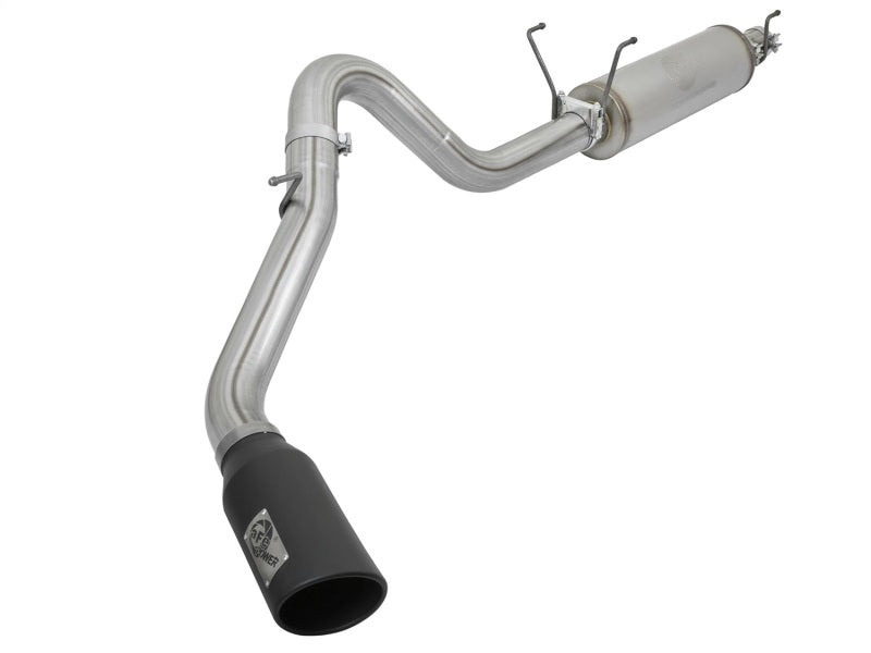 aFe MACHForce XP 4in Exhausts Cat-Back SS Side Exit 14-17 Dodge Ram 2500 V8-6.4L Hemi w/ Black Tips - eliteracefab.com