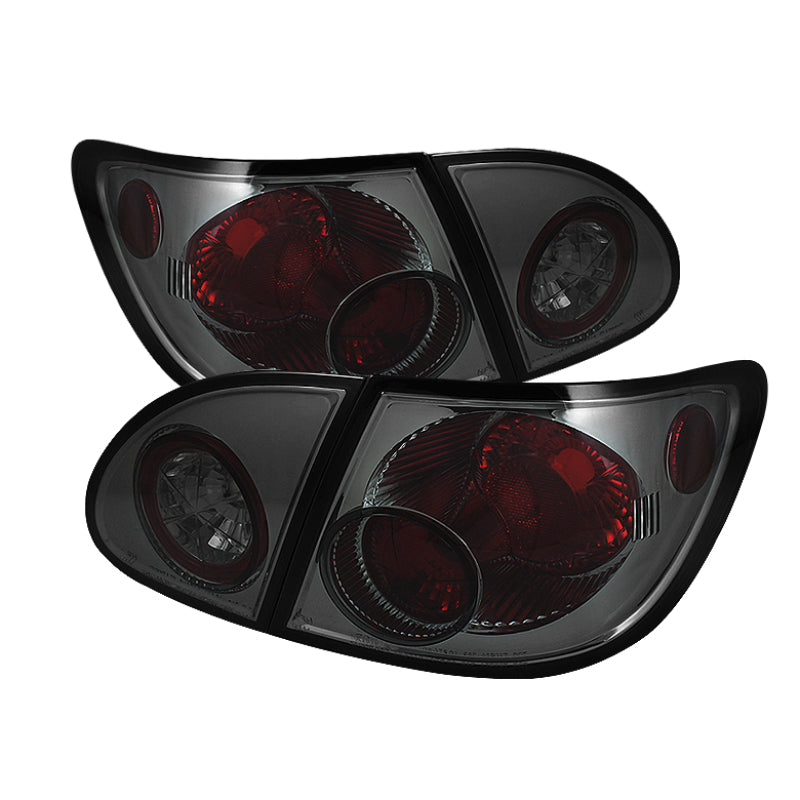 Spyder Toyota Corolla 03-08 Euro Style Tail Lights Smoke ALT-YD-TC03-SM - eliteracefab.com