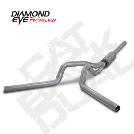 Diamond Eye KIT 4in CB DUAL AL: 2004.5-2007.5 DODGE CUMMINS 600 Diamond Eye Performance