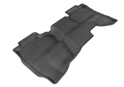 3D MAXpider L1CH03921509 2014-2019 Chevrolet/GMC Silverado Double Cab Kagu 2nd Row Floormats - Black