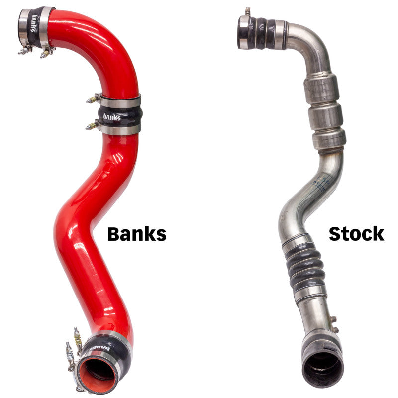 Banks Power 17-19 Chevy/GMC 2500HD/3500HD Diesel 6.6L Boost Tube Upgrade Kit - Red - eliteracefab.com