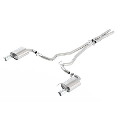 Ford Racing 2015 Mustang 5.0L Touring Cat-Back Exhaust System Chrome (No Drop Ship) Ford Racing