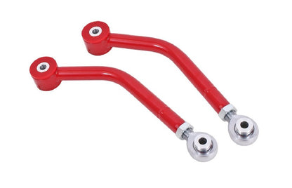 BMR 08-17 CHALLENGER UPPER CONTROL ARMS SINGLE ADJ. ROD ENDS (POLYURETHANE) - RED - eliteracefab.com