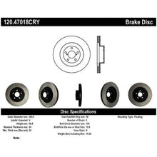 Load image into Gallery viewer, STOPTECH 02-10 WRX FRONT CRYO-STOP ROTOR, 120.47018CRY - eliteracefab.com