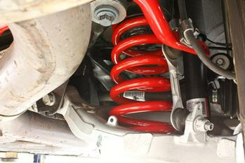 BMR LOWERING SPRINGS DRAG 1.25" FRONT 0.25" REAR - RED (2015+ MUSTANG ) - eliteracefab.com