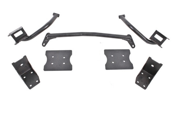 BMR TORQUE BOX REINFORCEMENT UPPER & LOWER PLATE KIT BLACK (79-04 MUSTANG) - eliteracefab.com