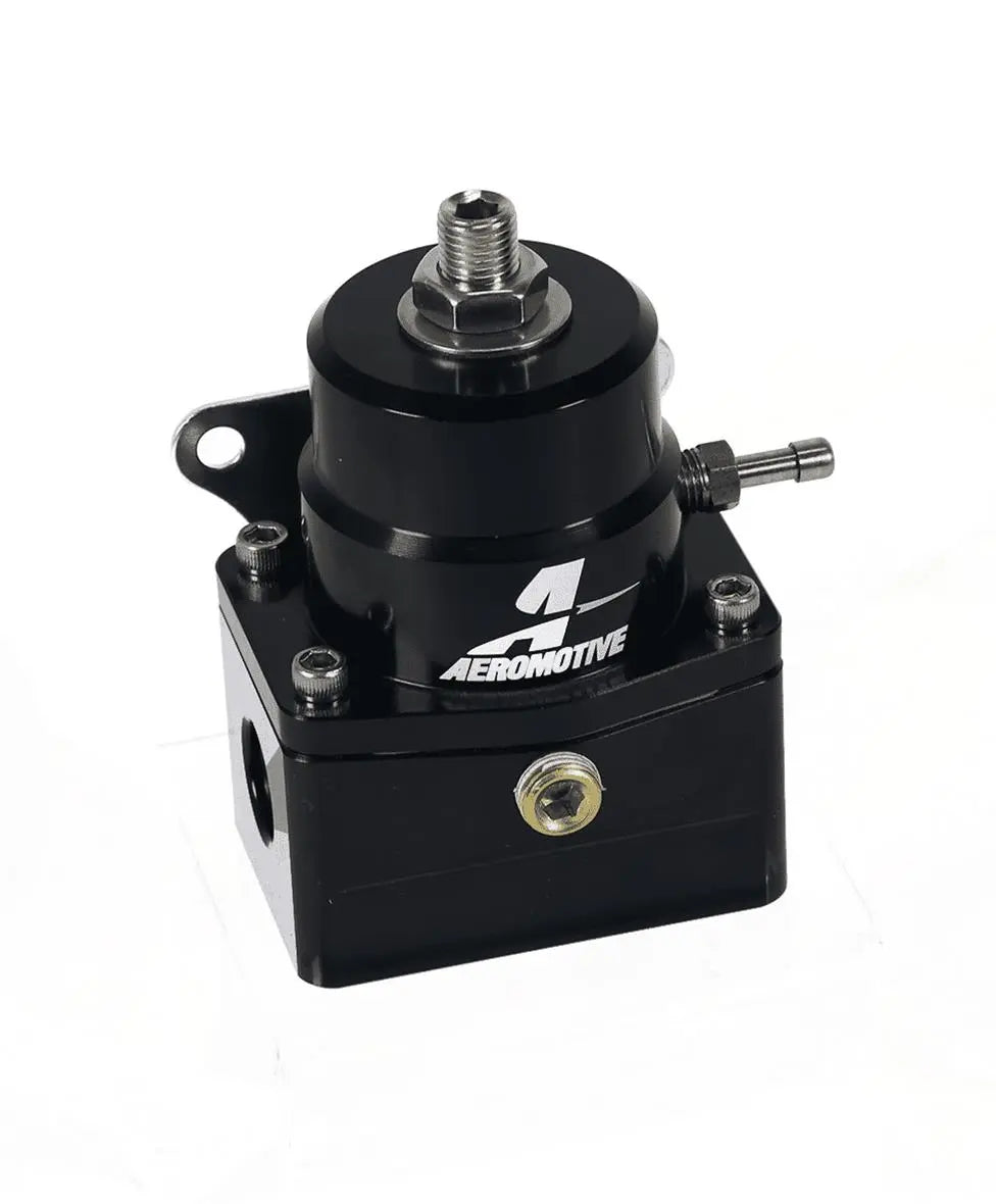 Aeromotive 13131 A1000-6 Adjustable EFI Fuel Regulator, Black - eliteracefab.com