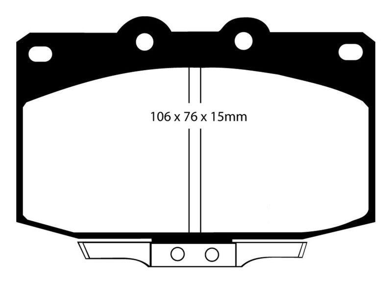 EBC BlueStuff Front Brake Pads - DP5763NDX