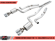 Load image into Gallery viewer, AWE Tuning 2015+ Dodge Challenger 6.4L/6.2L SC Track Edition Exhaust - Quad Chrome Silver Tips - eliteracefab.com