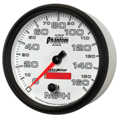 Autometer Phantom II 5in Electrical Programmable Speedometer 150MPH 7589