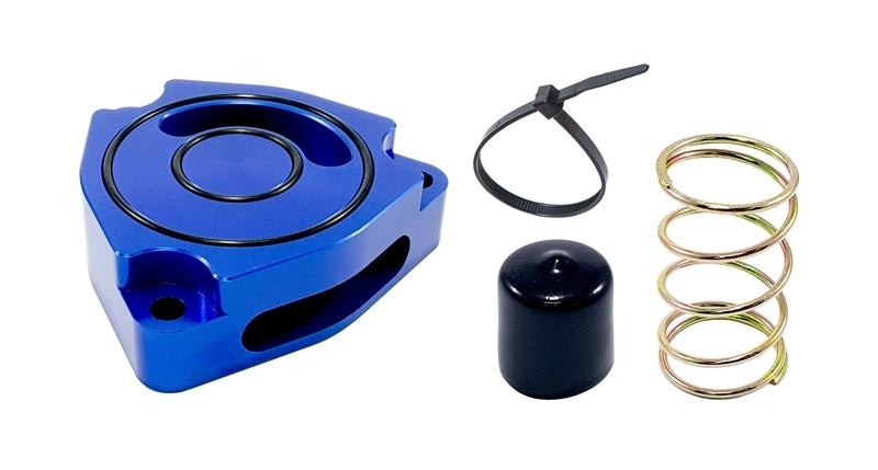 Torque Solution Blow Off BOV Sound Plate (Blue) 14+ Kia Forte Koup Turbo - eliteracefab.com