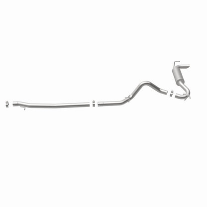 MagnaFlow 12-14 Jeep Wrangler 4dr Single Straight Rear P/S Exit Stainless C/B Performance Exhaust Magnaflow