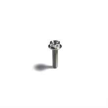 Load image into Gallery viewer, Ticon Industries Titanium Bolt Flanged M6x25x1TP 10mm 6pt Head Drilled