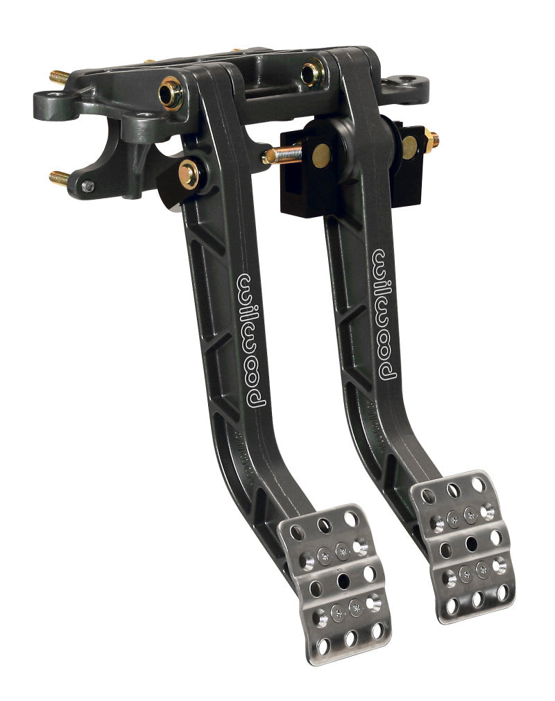Wilwood Adjustable Dual Pedal - Brake / Clutch - Fwd. Swing Mount - 6.25:1 - eliteracefab.com
