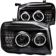 Load image into Gallery viewer, ANZO USA Nissan Frontier Projector Headlights W/ Halo Black Ccfl; 2001-2004 - eliteracefab.com