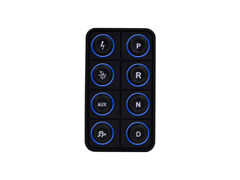 AEM EV 8 Button Keypad CAN Based Programmable Backlighting - eliteracefab.com