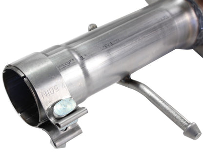 aFe MACHForce XP Exhaust Cat-Back 3in SS-409 Hi-Tuck inRBin 12-14 Jeep Wrangler Unlimited V6 4Dr aFe
