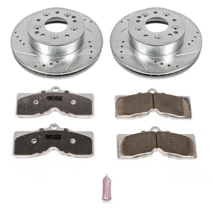 Power Stop 1969 Chevrolet Camaro Front or Rear Z26 Street Warrior Brake Kit PowerStop