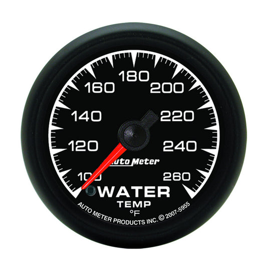 Autometer ES 52.4mm 100-260 deg. F Water Temprature Gauge 5955