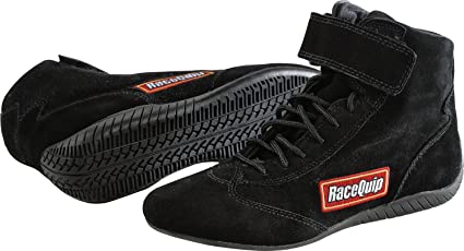 RaceQuip Black SFI Race Shoe 8.0 - eliteracefab.com