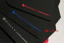 Load image into Gallery viewer, Rally Armor UR Mudflaps Black Urethane Blue Logo 2002-2007 Impreza / 2002-2007 WRX / 2004-2007 STI - eliteracefab.com