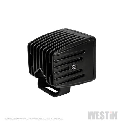 Westin HyperQ LED Auxiliary Lights 3in x 3in cube 20w Flood - Black