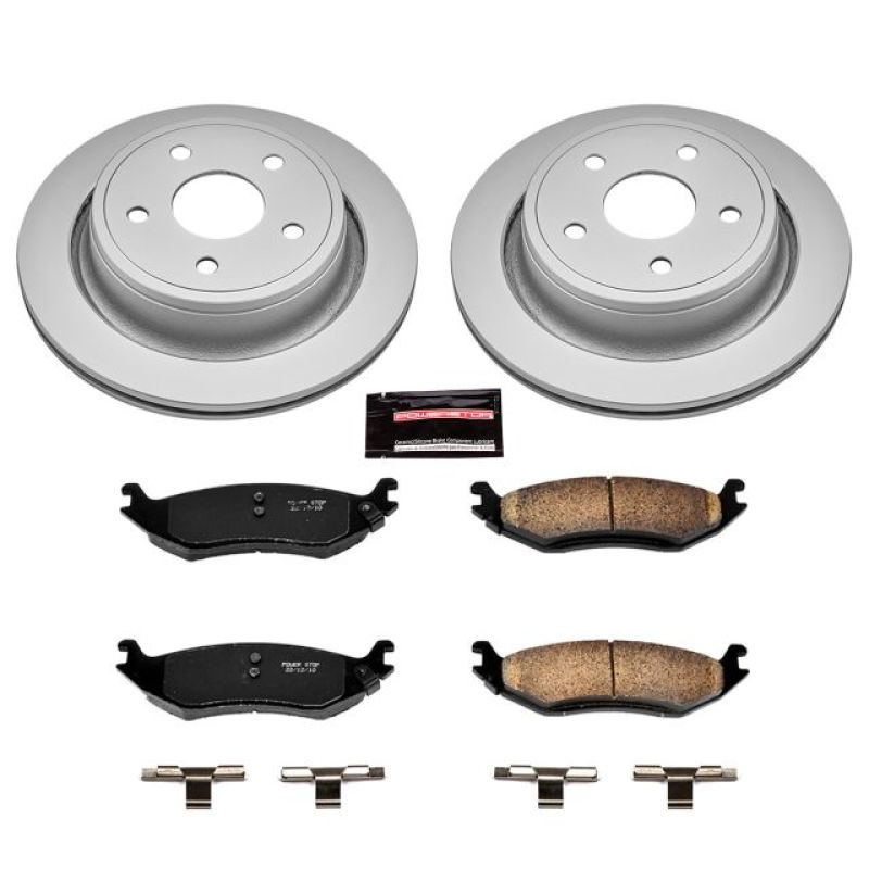 Power Stop 07-09 Chrysler Aspen Rear Z17 Evolution Geomet Coated Brake Kit - eliteracefab.com