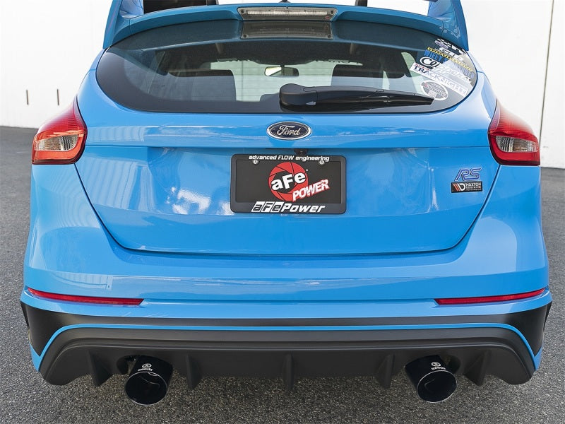 aFe Takeda 3in 304 SS Cat-Back Exhaust System w/ Black Tips 16-18 Ford Focus RS I4-2.3L (t) aFe