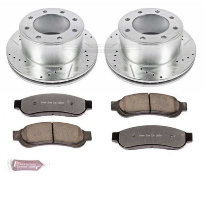 Power Stop 10-12 Ford F-250 Super Duty Rear Z36 Truck & Tow Brake Kit - eliteracefab.com